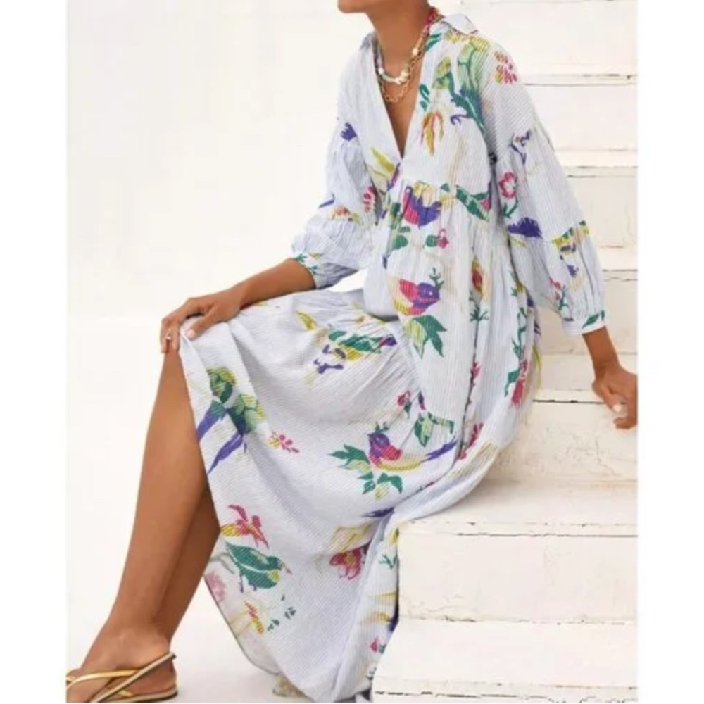 Anthropologie The Carolita Maxi Dress Sz XS - Picture 5 of 7